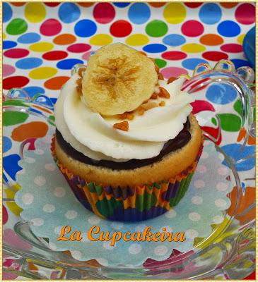 Banana Split Cupcakes