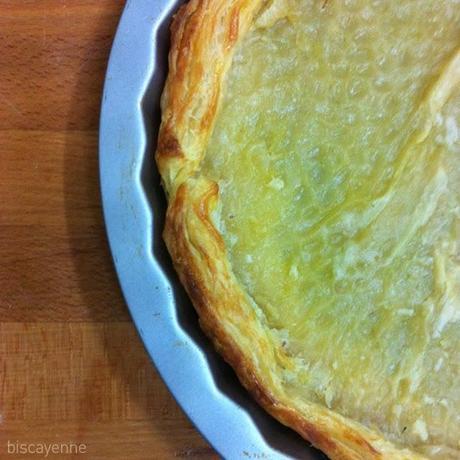 Tarta de espinacas, bilbaina trisílaba