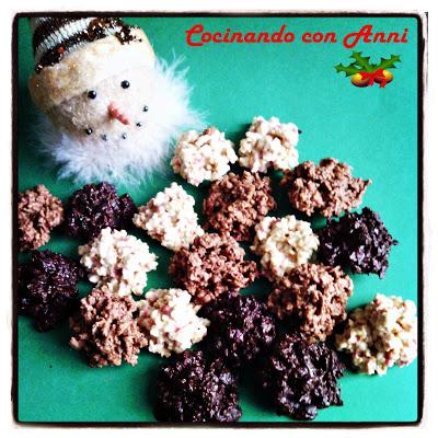 ROCAS DE TRES CHOCOLATES