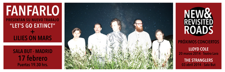 FANFARLO, 17 FEBRERO, SALA BUT, MADRID + LILIES ON MARS