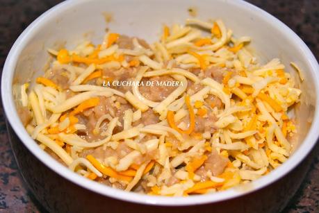 CHAMPIÑONES RELLENOS DE TRES FORMAS, CON ATUN, CON POLLO Y CON VERDURAS