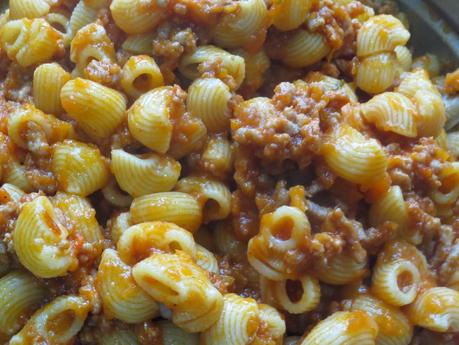 Macarrones a la boloñesa