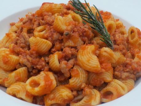 Macarrones a la boloñesa