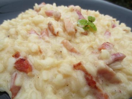 Risotto a la carbonara olla GM