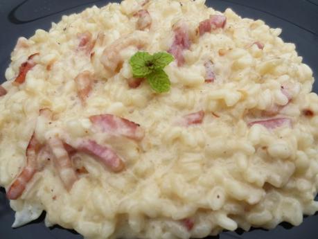 Risotto a la carbonara olla GM