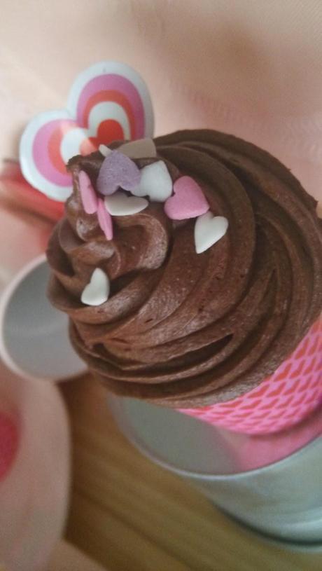 Cupcakes de chocolate y menta sin lactosa