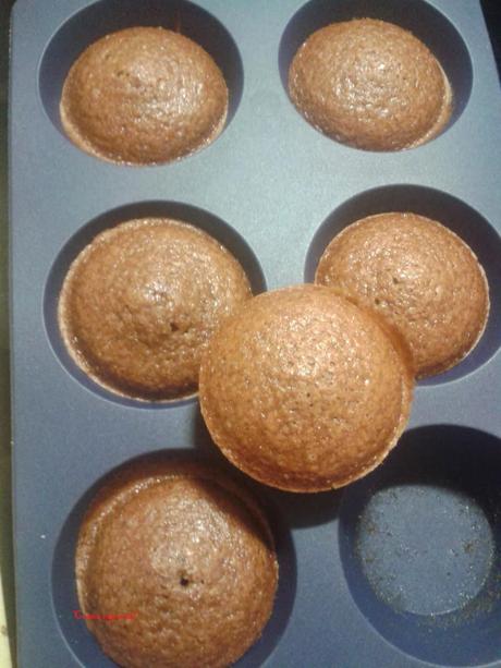 Cupcakes de chocolate y menta sin lactosa