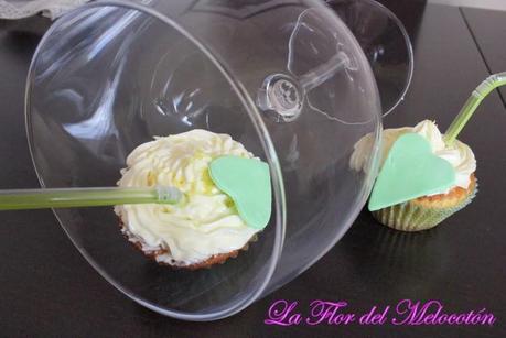 Cupcakes de chocolate y menta sin lactosa