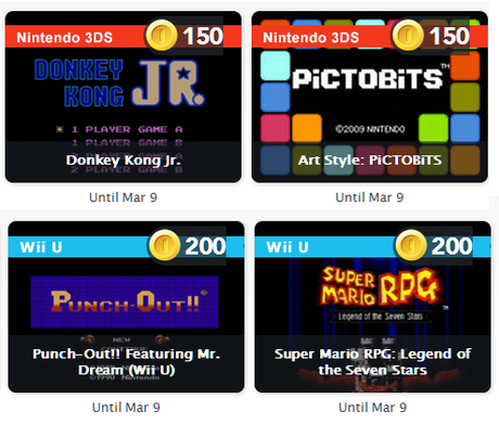 Nueva Selección de Juegos Digitales Disponible en Club Nintendo (10 de febrero)