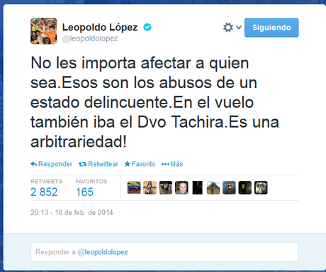 Leopoldo López detenido en Maiquetía- URGENTE