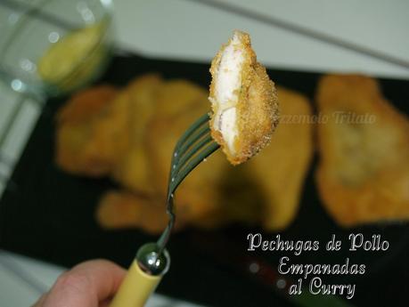Pechugas de Pollo Empanadas al Curry