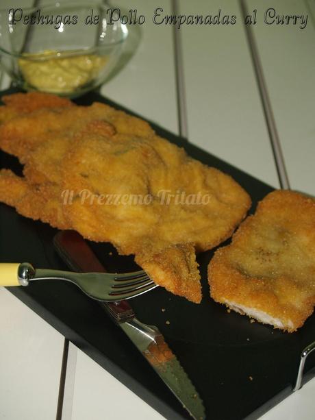 Pechugas de Pollo Empanadas al Curry