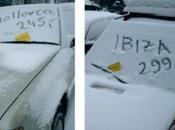 Publicidad sobre nieve