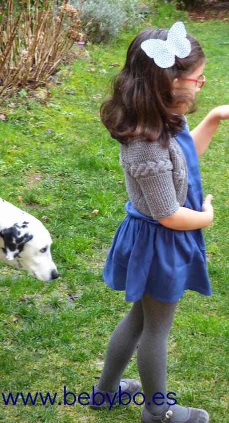 CON NUESTRO VESTIDO AZUL AZAFATA