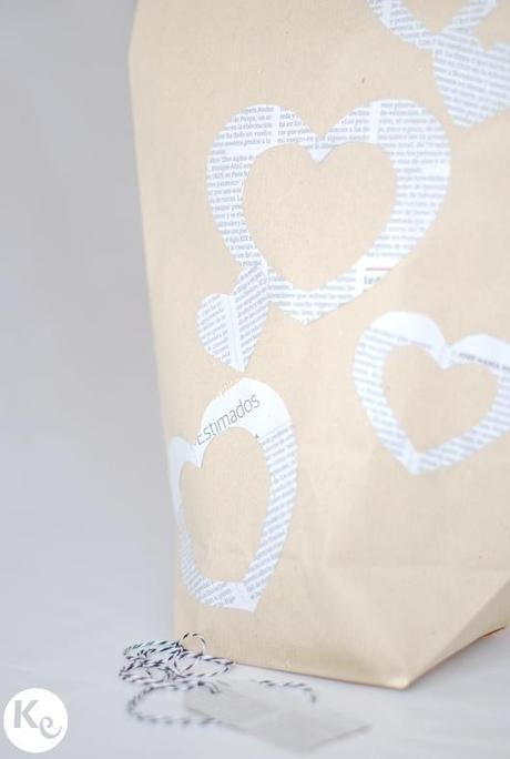 Valentine's wrapping #DIY