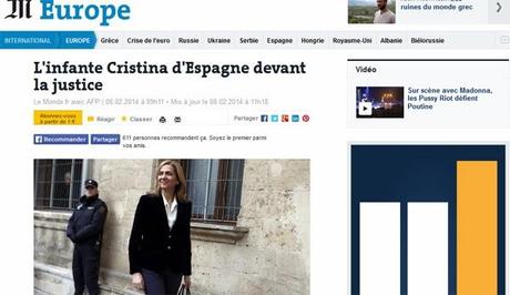 La hija del Rey, en las portadas internacionales más influyentes.