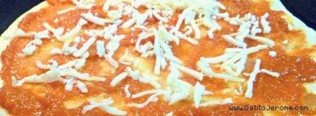 Pizza con mozzarella Pizza