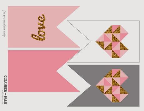 DIY SAN VALENTÍN: Corazón Geométrico Gigante