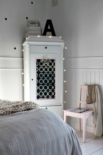 Bohemian & chic, un dormitorio con estilo y mas lunares de vinilos