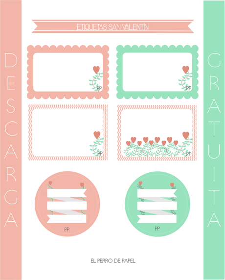 Etiquetas románticas de San Valentín