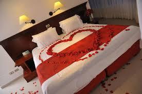 Decoraciones de cama para el Día de San Valentín