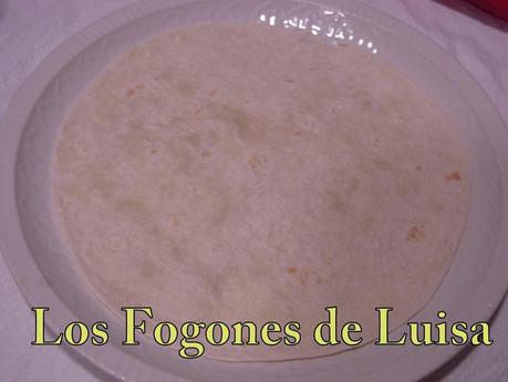 TARTA  JAMÓN, QUESO Y TORTITAS MEJICANAS