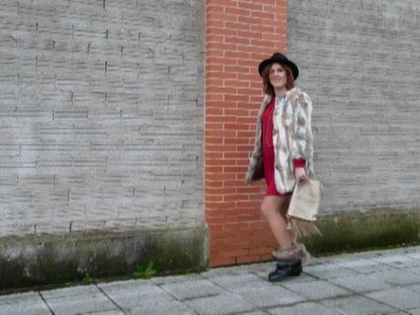Look (embarazada/ premamá) – Como combinar un vestido granate, modo 1, look boho chic