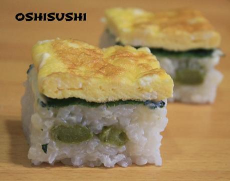 Oshishusi de tortilla y espárragos
