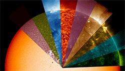 a8n Hermosa vista compuesta del Sol