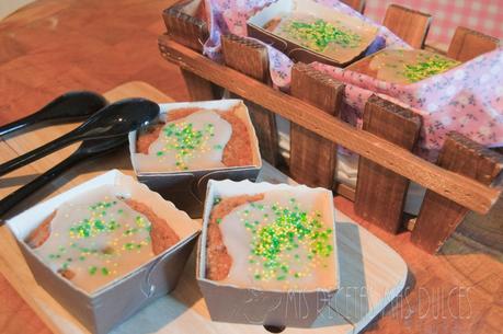 CUPCAKES SIN HUEVO NI LÁCTEOS DE MANZANA Y CANELA