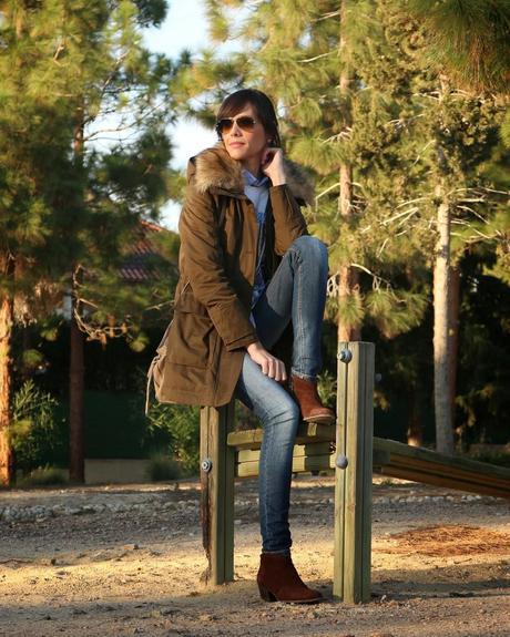 Sudadera + Camisa + Parka Sudadera + Camisa + Parka