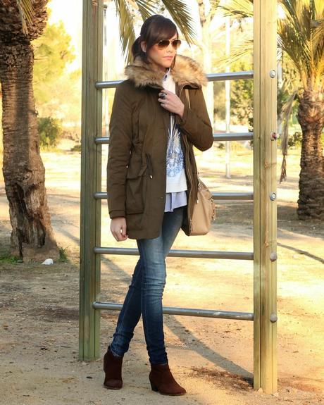 Sudadera + Camisa + Parka Sudadera + Camisa + Parka