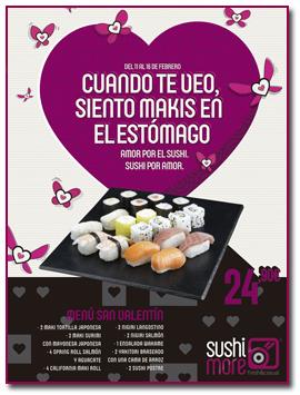 PabloD Gourmet - Sushimore en el dia de los enamorados