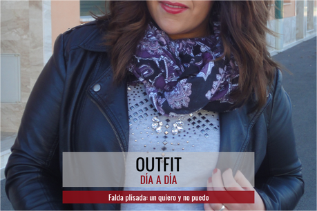 Outfit Falda plisada: un quiero y no puedo