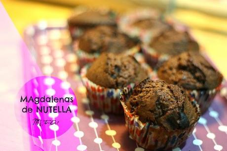 Magdalenas de Nutella