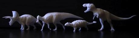 Dinosaurios de David Krentz impresos en 3D