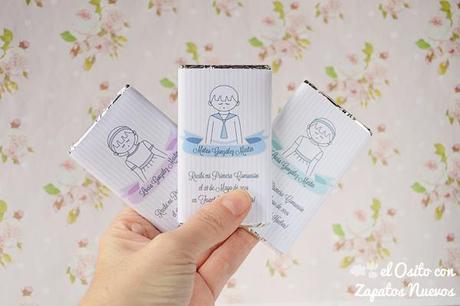 chocolatinas personalizadas primera comunion osito regalos detalles fiestas