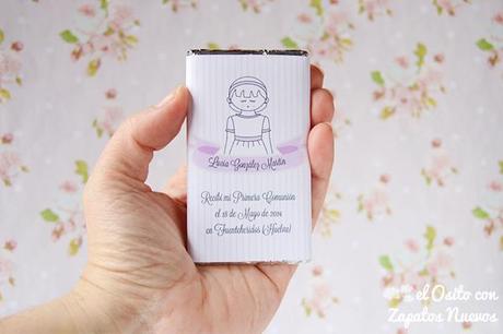 chocolatinas personalizadas primera comunion osito regalos detalles fiestas