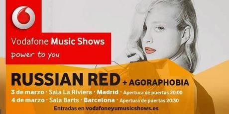 Vodafone Yu Music Show: Russian Red en Madrid y Barcelona