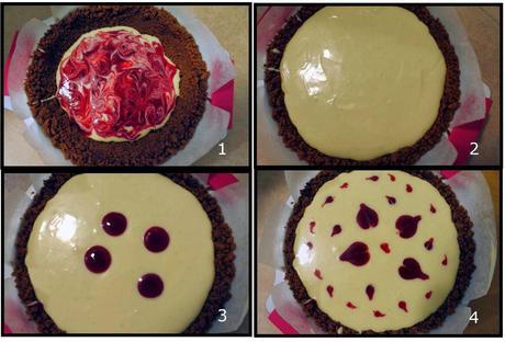 Receta Cheesecake de chocolate blanco y fresas