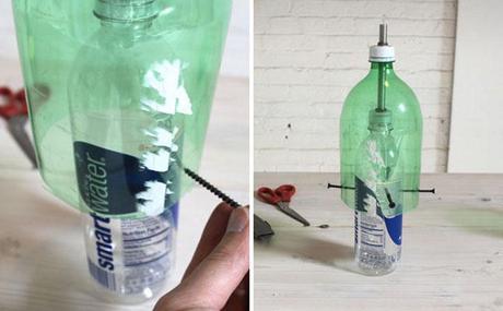 Tutorial lámpara de cemento DIY reciclaje botellas