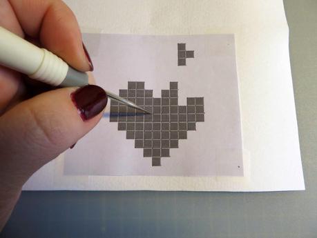 Tutorial: tarjeta de San Valentín / Tutorial: Valentine's Day card