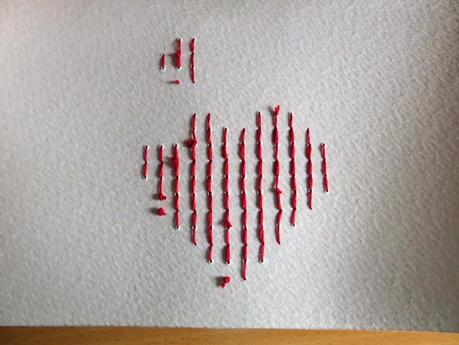 Tutorial: tarjeta de San Valentín / Tutorial: Valentine's Day card