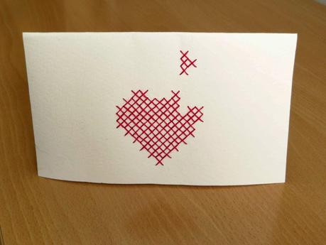 Tutorial: tarjeta de San Valentín / Tutorial: Valentine's Day card