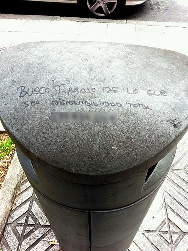 El trabajo... en la papelera