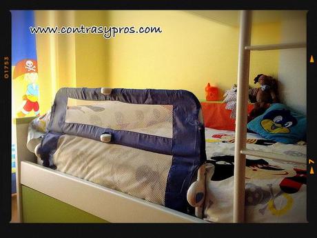 Barrera para cama de niño