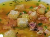 Receta sopa jamón