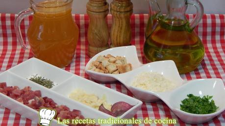 Receta de sopa de jamón