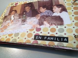 Mi primer trabajo de scrap - Minialbum