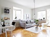 interior armonía: gris, blanco madera